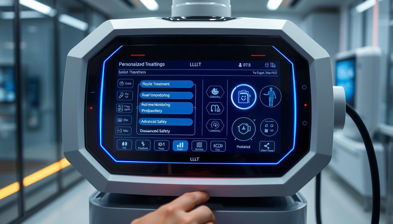 Advanced LLLT technology with personalized treatment settings and monitoring features