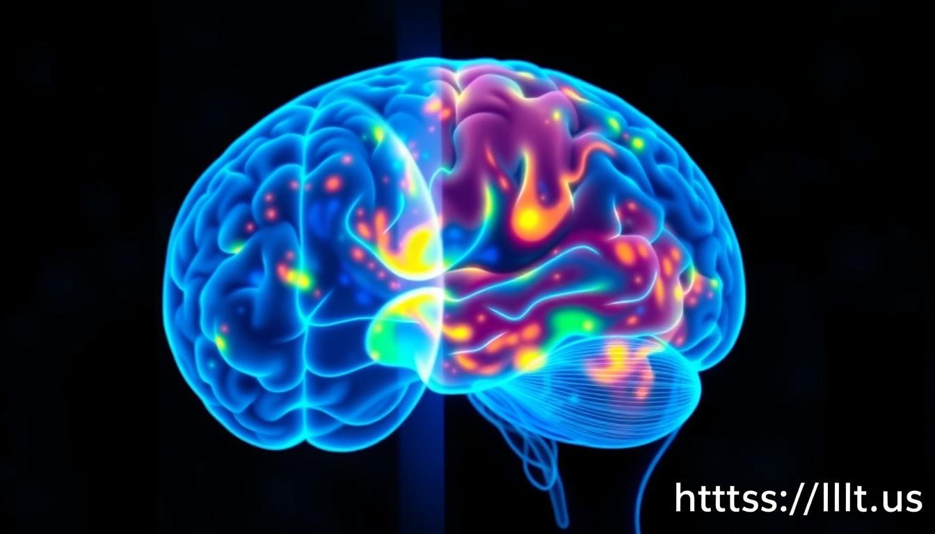 Brain activity visualization during LLLT Helmet treatment