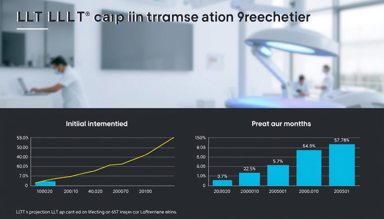 Business ROI chart for LLLT cap implementation in a clinic setting