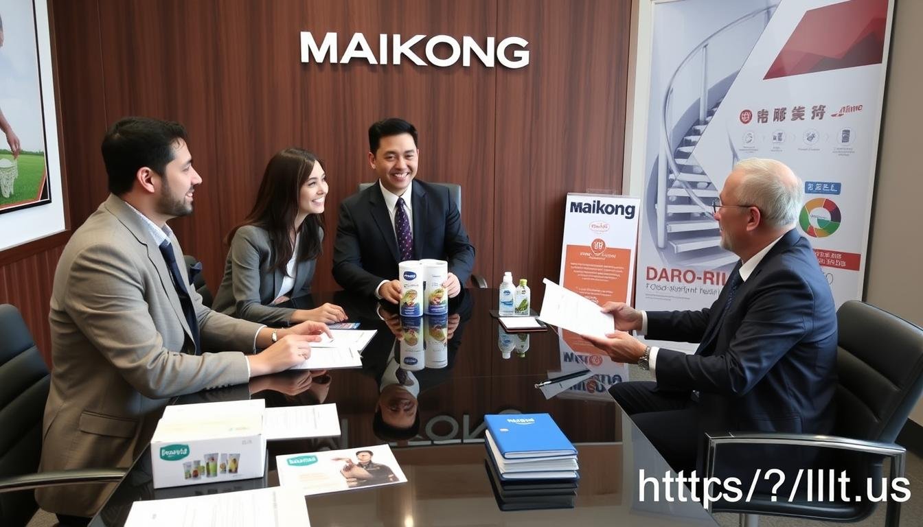Business meeting between MAIKONG representatives and distributors Business meeting between MAIKONG representatives and distributors