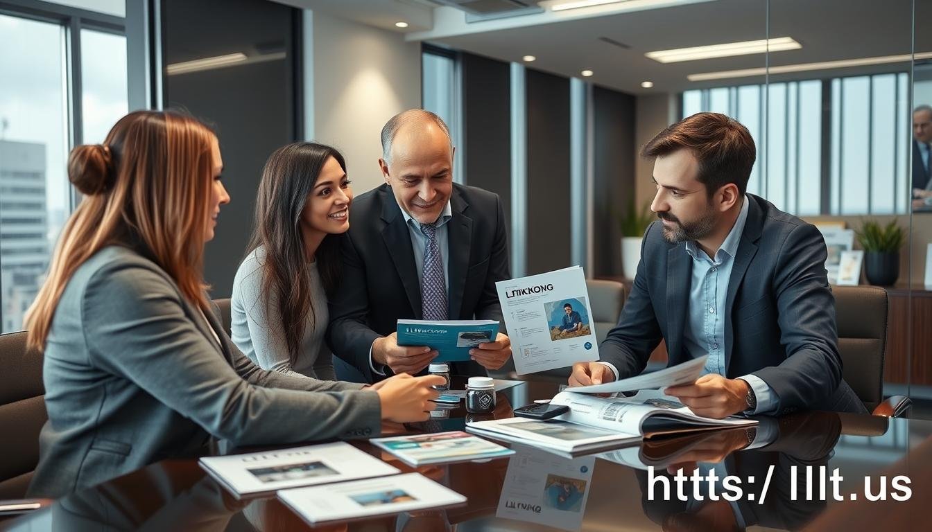 Business partners discussing MAIKONG distribution opportunity