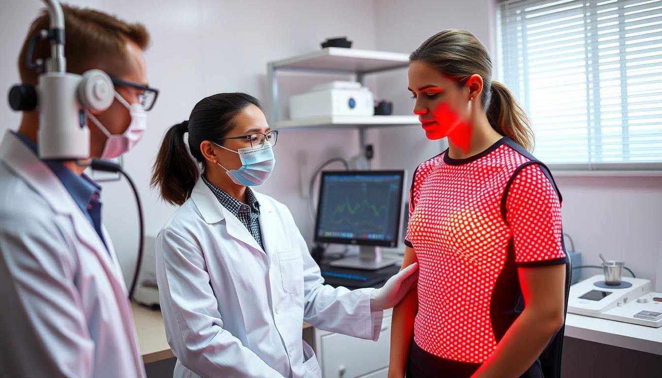 Clinical study of LLLT Clothing treatment