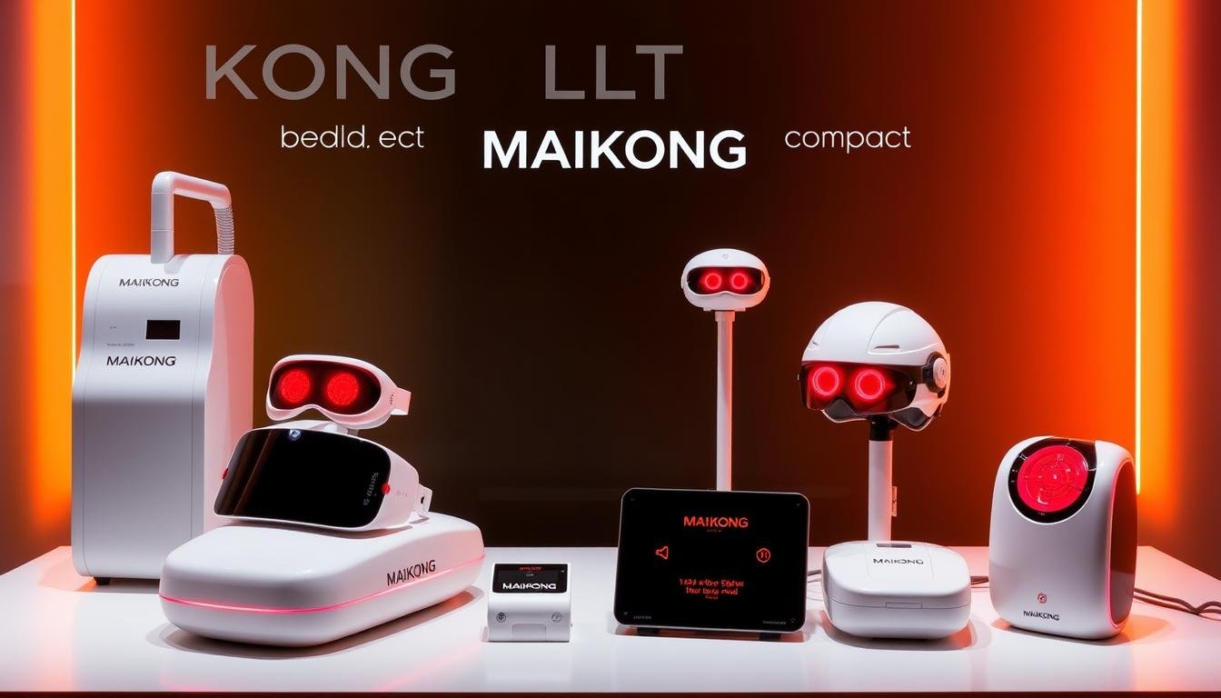 Collection of MAIKONG LLLT devices for eye therapy