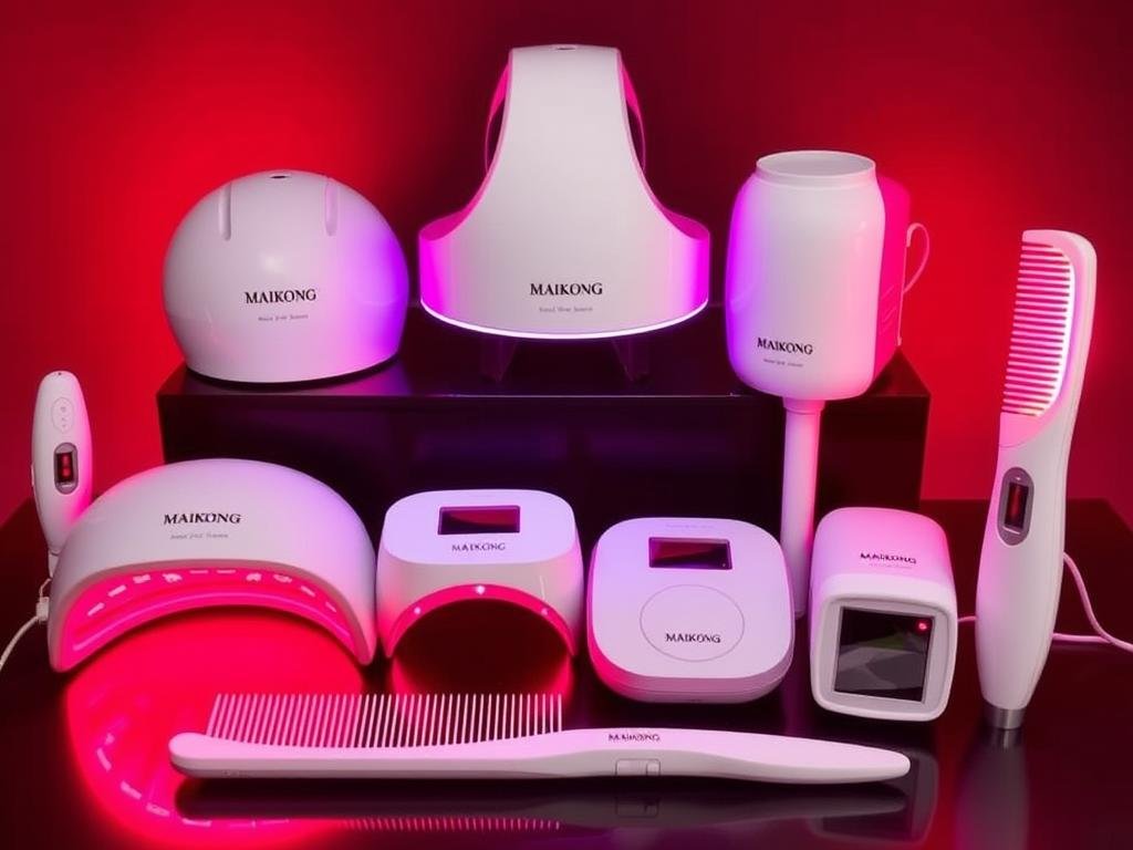 Collection of MAIKONG specialized red light therapy devices