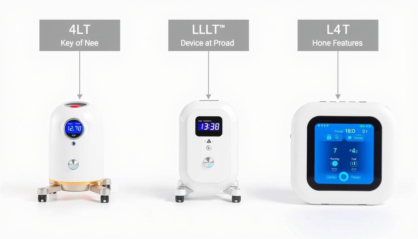 Comparison of different LLLT home devices showing key features Comparison of different LLLT home devices showing key features