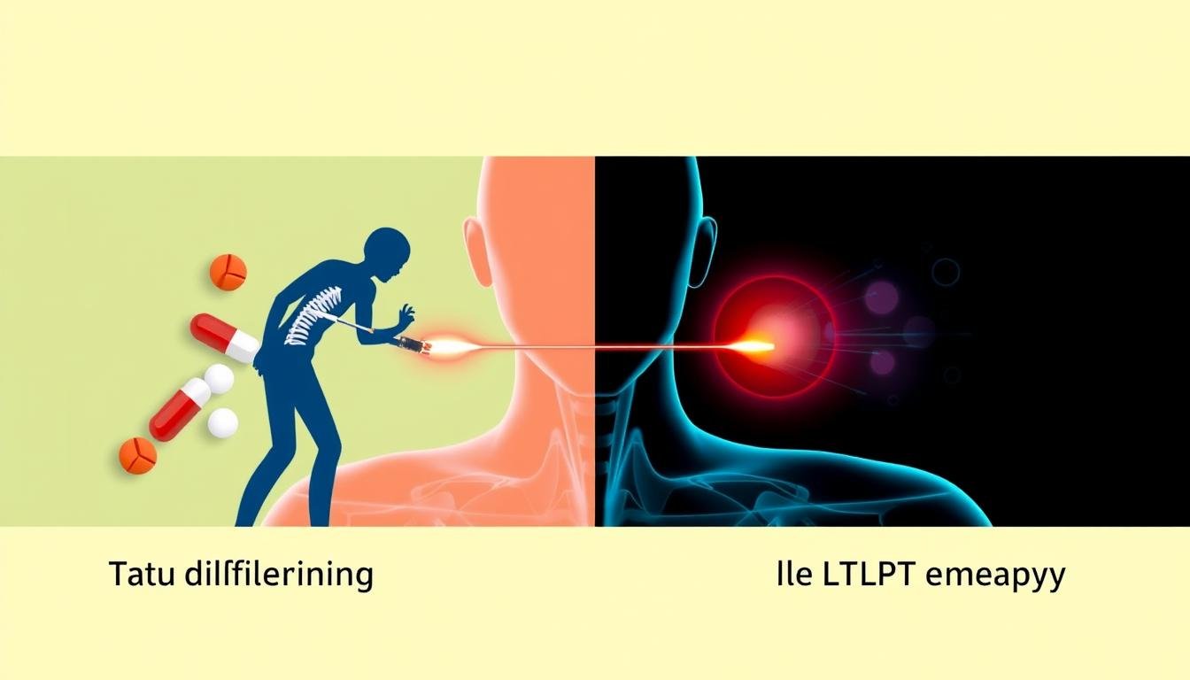Comparison of traditional pain management vs LLLT therapy results