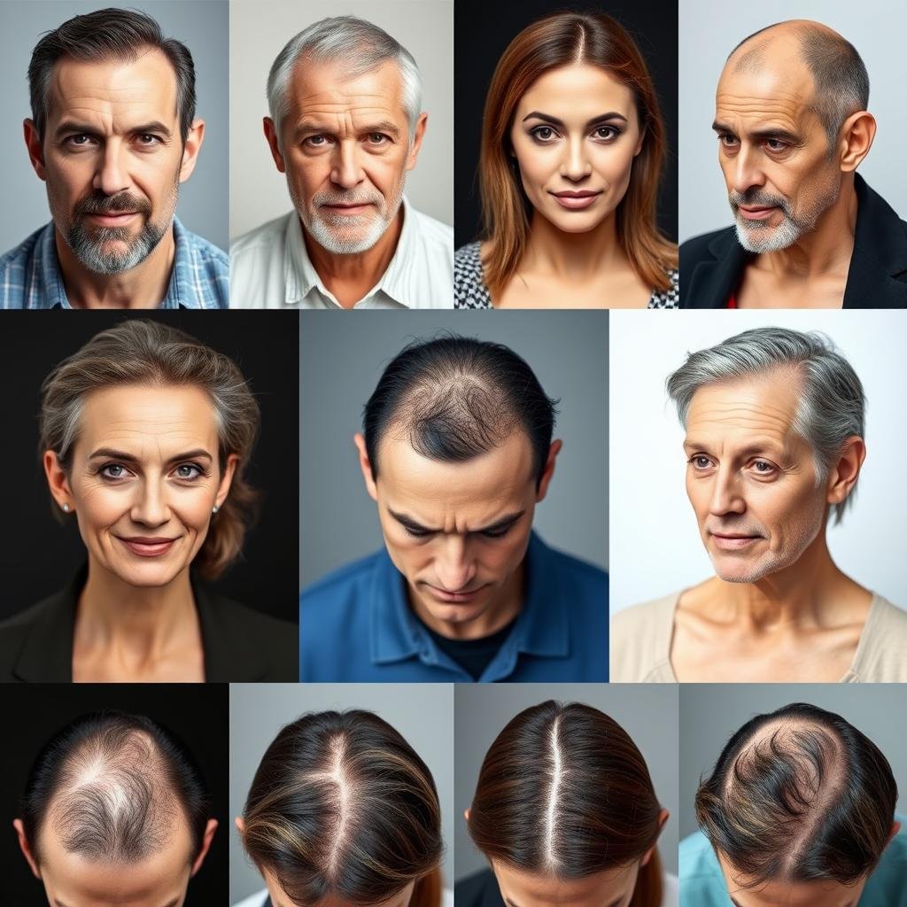 Different types of people who can benefit from LLLT Comb therapy
