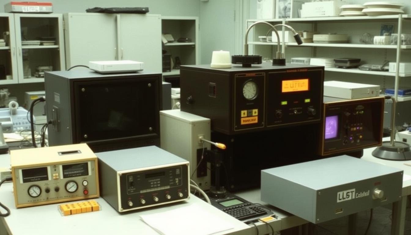 Early LLLT research equipment from the 1970s-1980s