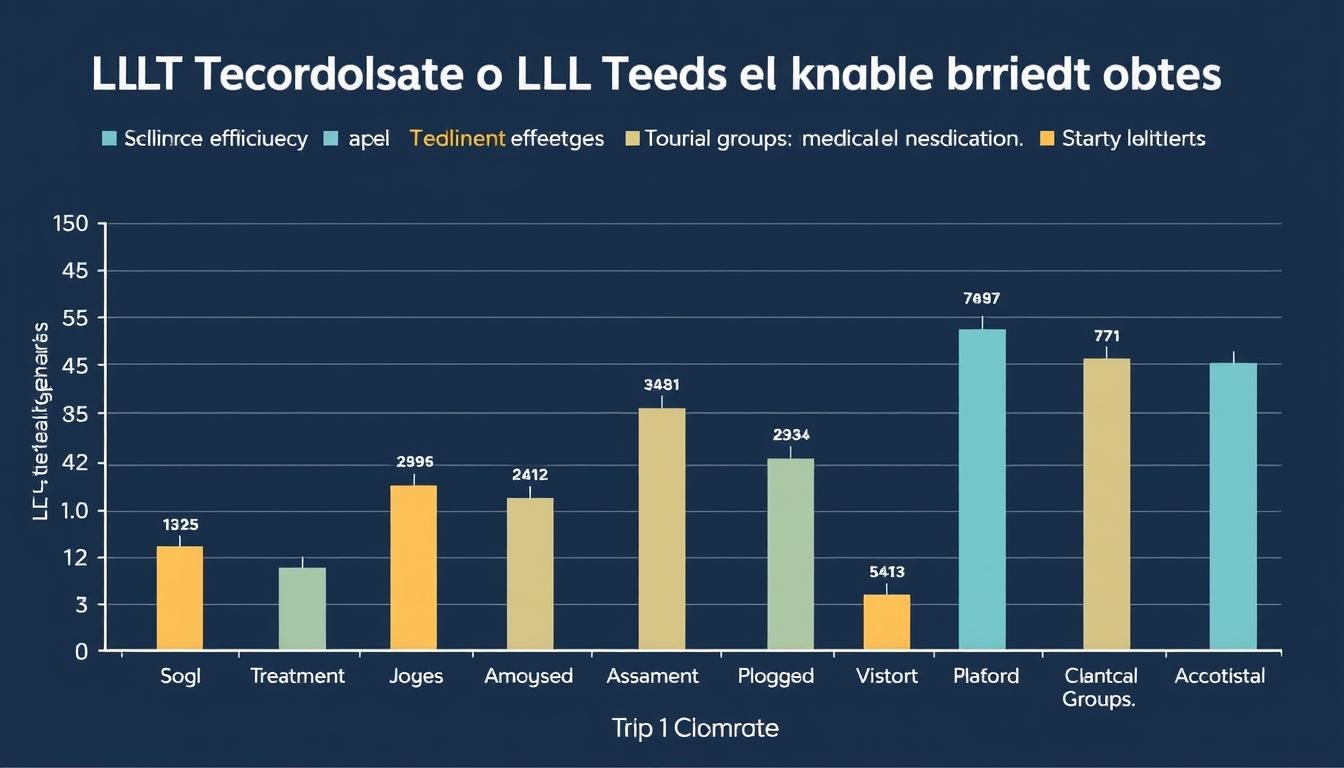 Graph showing clinical efficacy of LLLT devices across different conditions