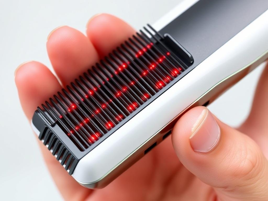 LLLT Laser Comb Device for targeted treatment