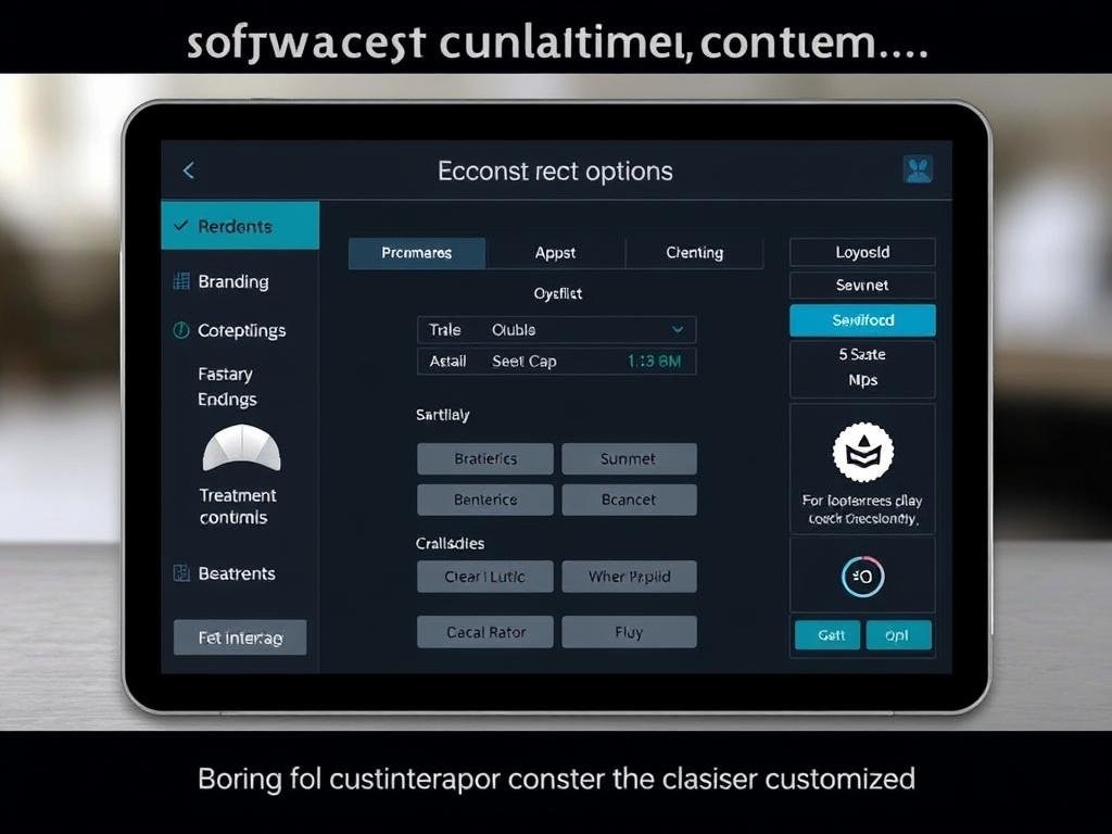 LLLT cap software interface customization options LLLT cap software interface customization options