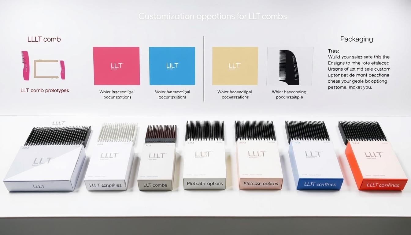 LLLT comb customization options including different models, colors and packaging LLLT comb customization options including different models, colors and packaging
