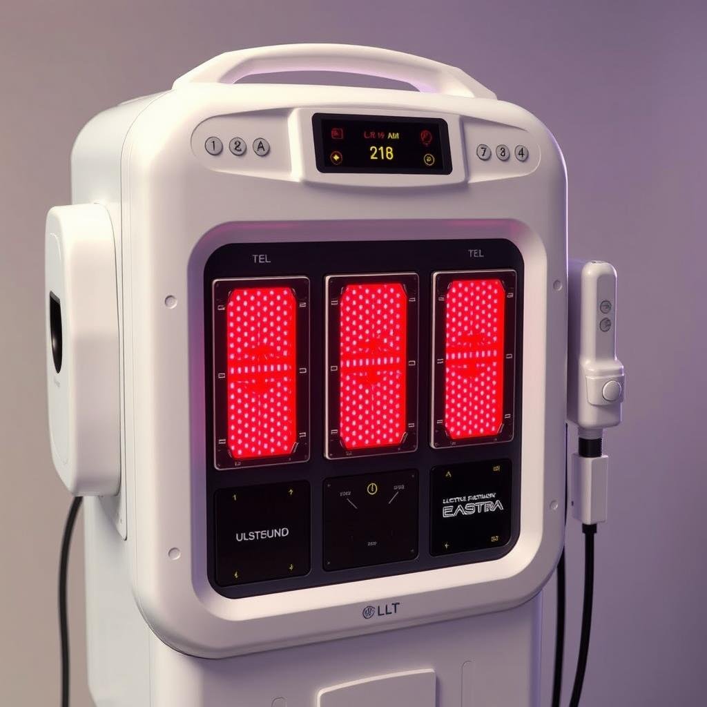 LLLT device combined with other therapeutic modalities