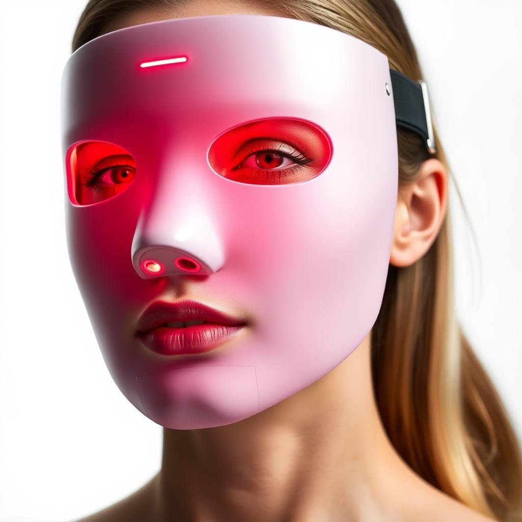 LLLT facial mask for skin rejuvenation and anti-aging treatment LLLT facial mask for skin rejuvenation and anti-aging treatment