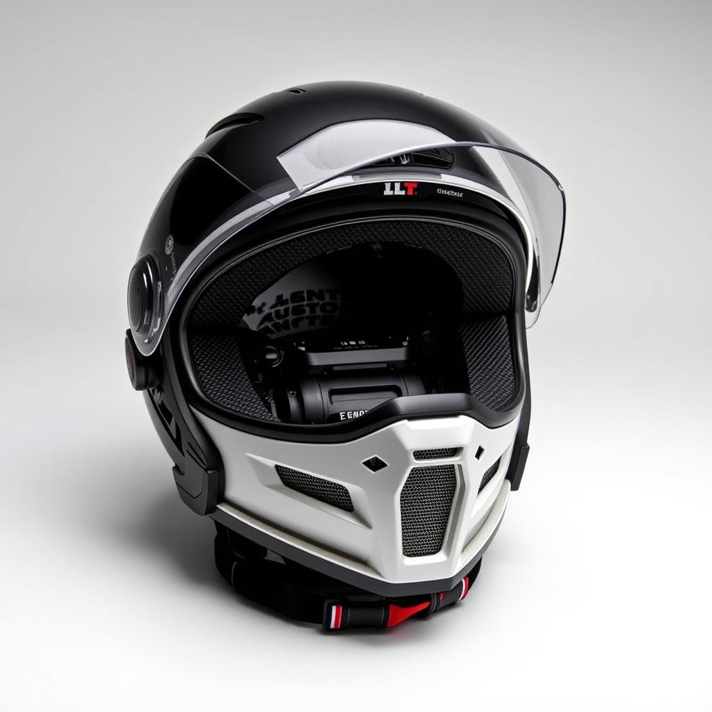 LLLT helmet device showing customizable features LLLT helmet device showing customizable features