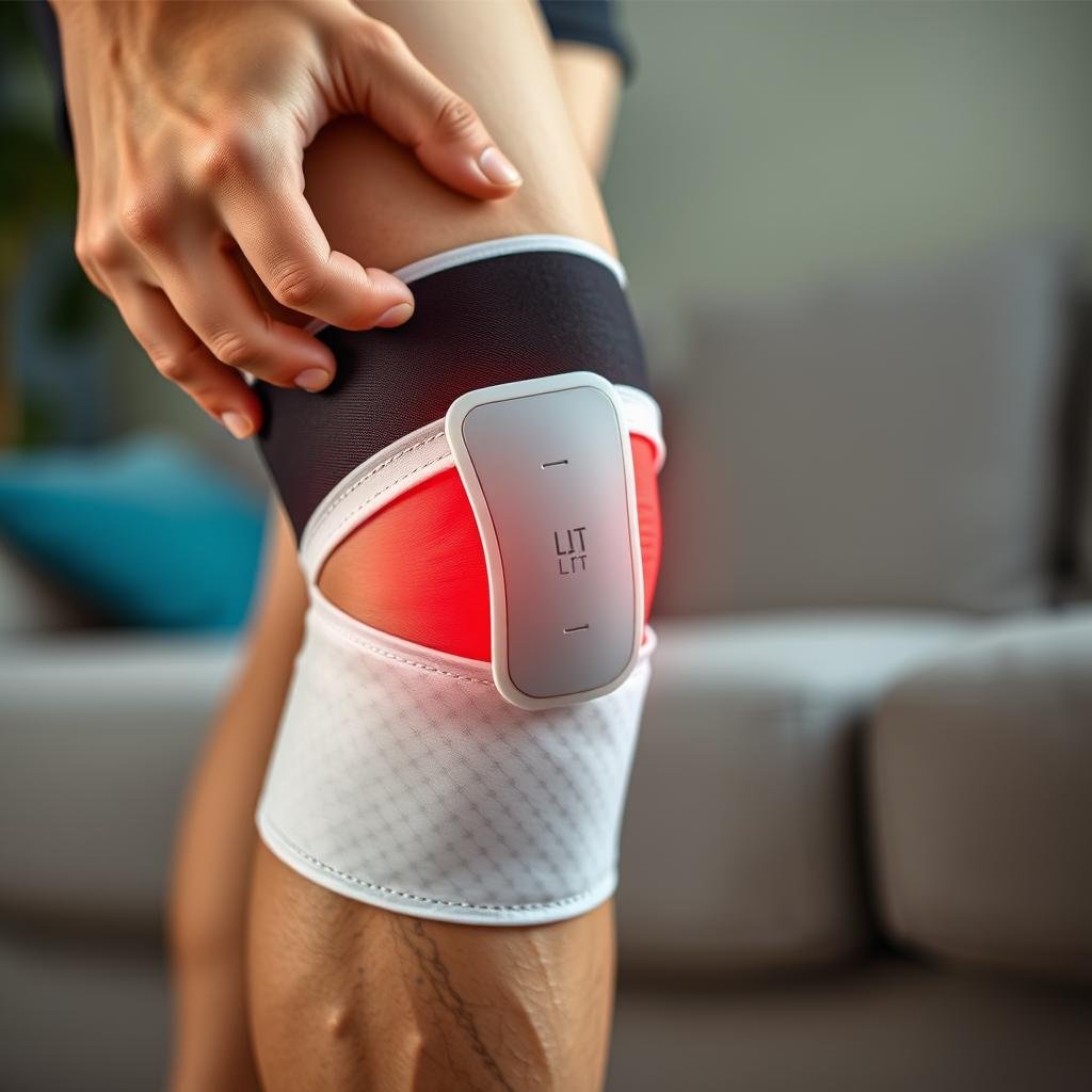 LLLT wrap device around knee joint LLLT wrap device around knee joint
