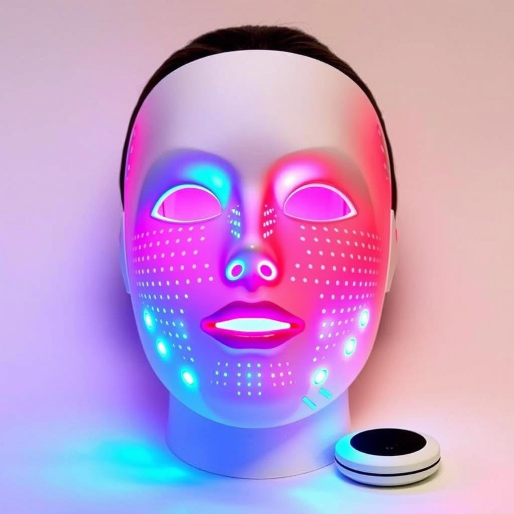 MAIKONG LED LLLT facial mask for skin rejuvenation and acne treatment