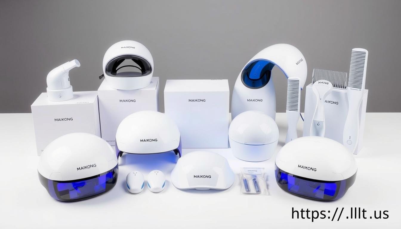 MAIKONG LLLT Helmet product lineup showing different models