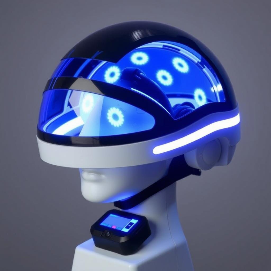 MAIKONG LLLT Helmet with advanced features