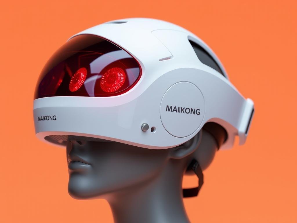 MAIKONG LLLT Helmet with eye therapy module