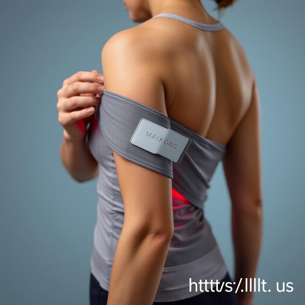 MAIKONG LLLT clothing device showing wearable application of the Benefits of LLLT