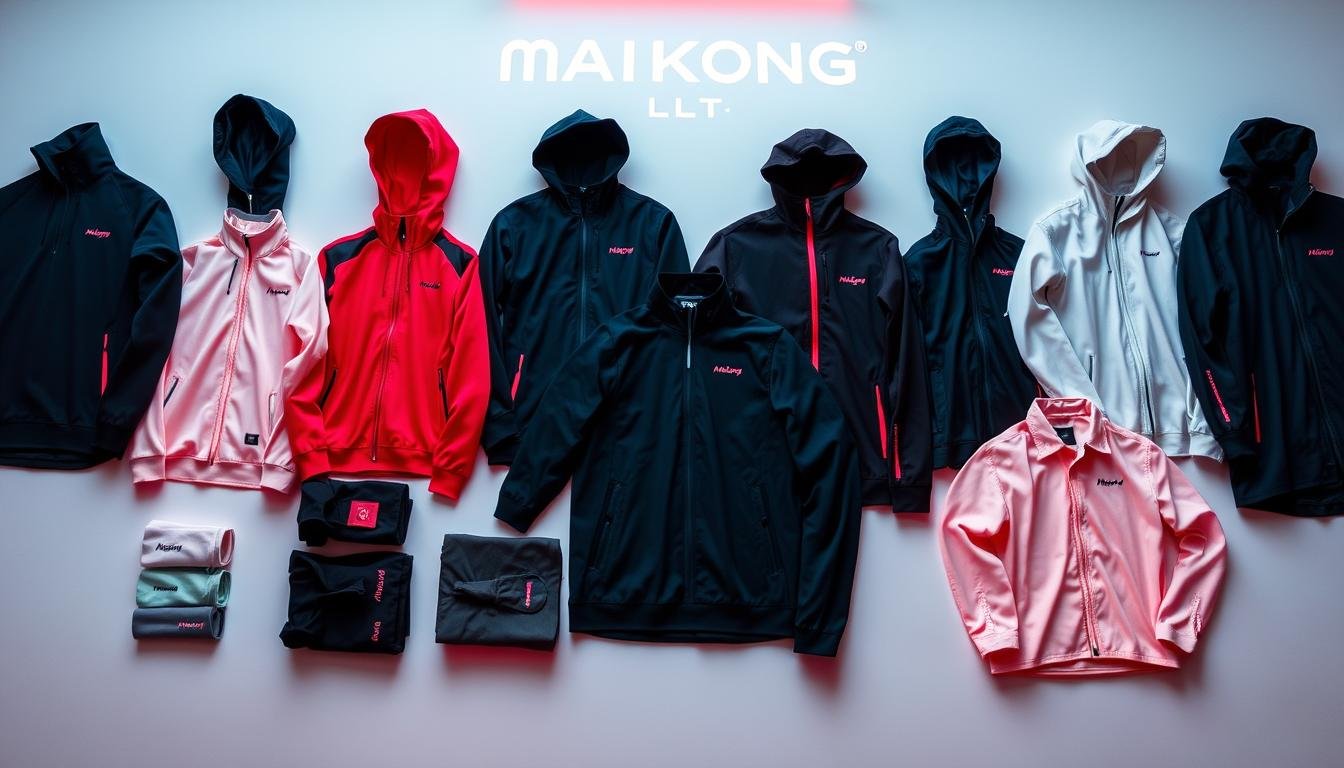 MAIKONG LLLT clothing product lineup