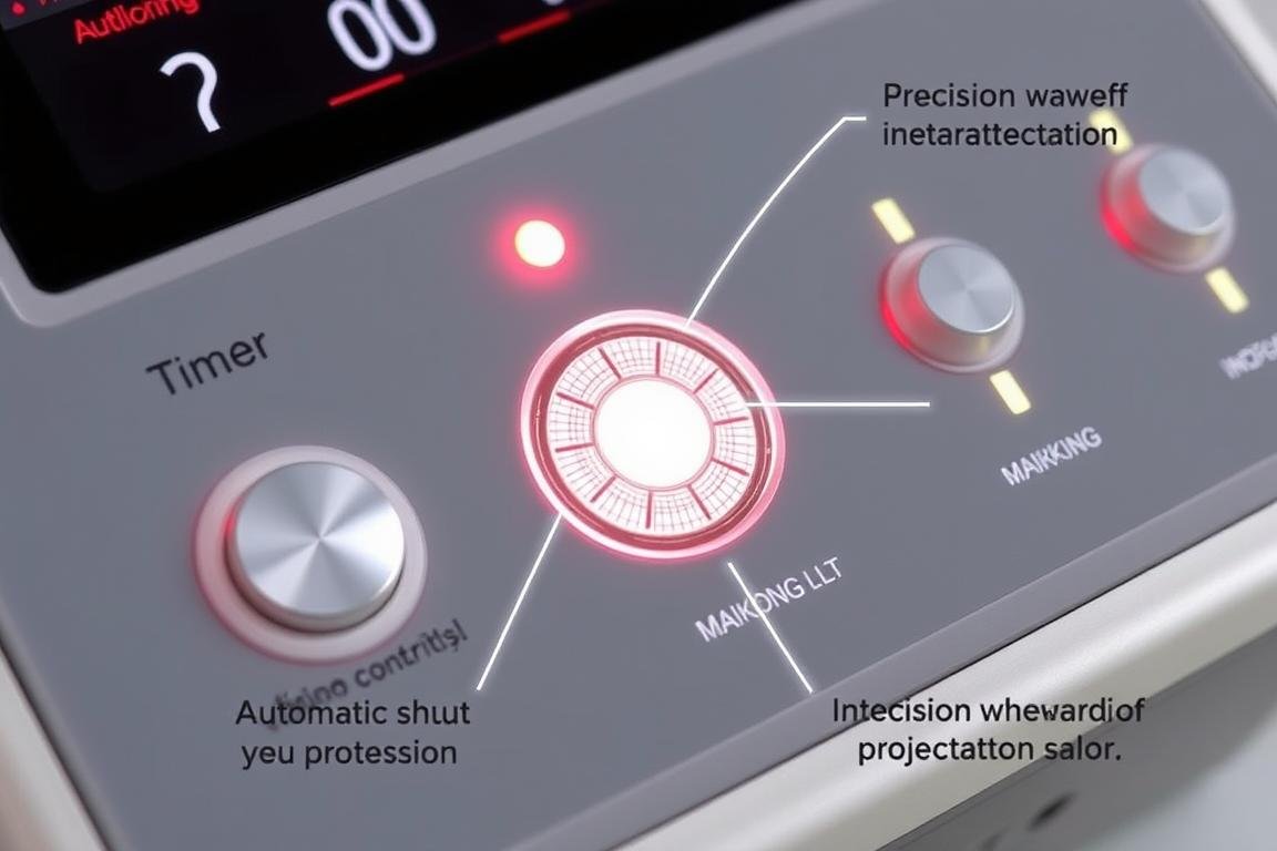 MAIKONG LLLT device safety features closeup