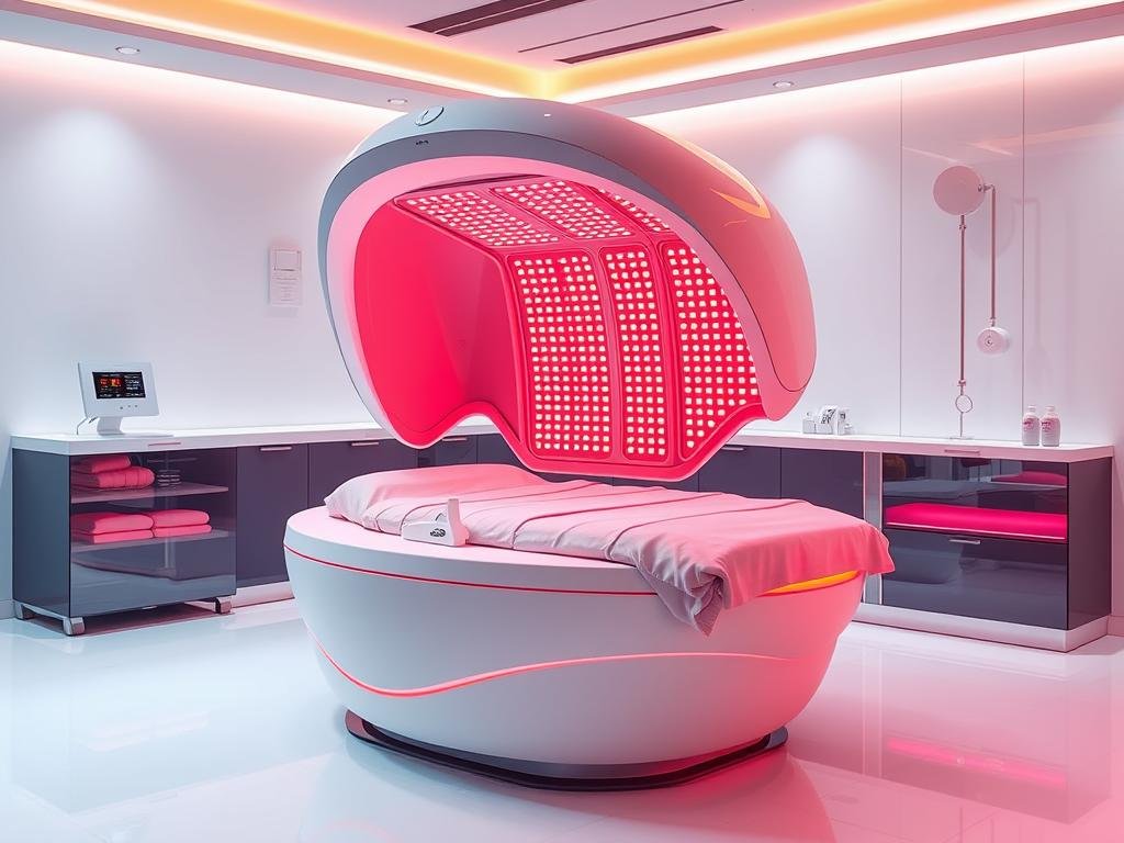 MAIKONG Red Light Therapy Bed for full-body treatment