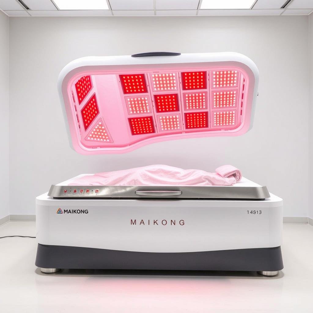 MAIKONG Red Light Therapy Bed for full-body treatment