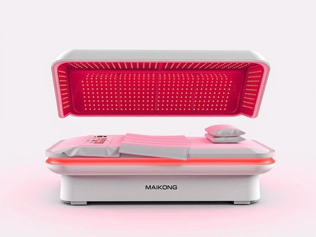 MAIKONG Red Light Therapy Bed for full-body treatment