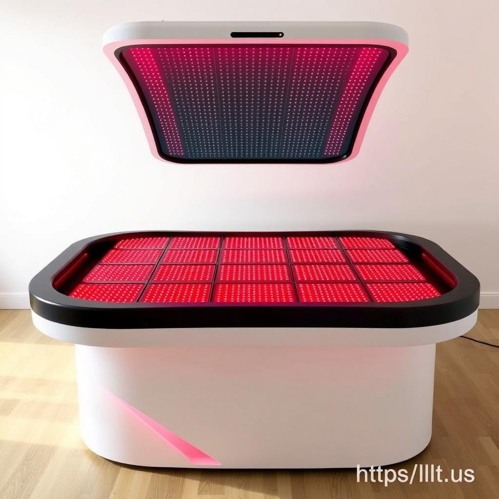 MAIKONG Red Light Therapy Bed for full-body treatment