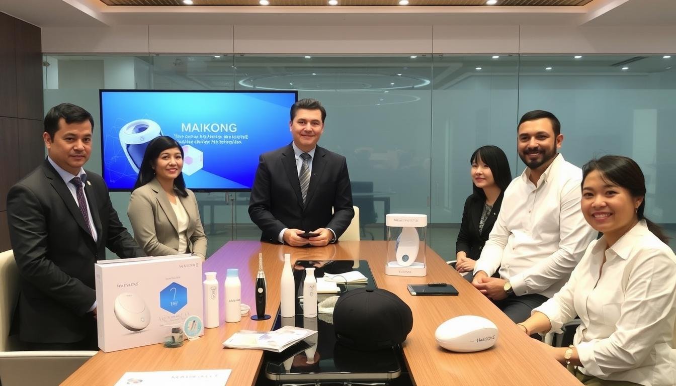 MAIKONG distributor meeting with product showcase