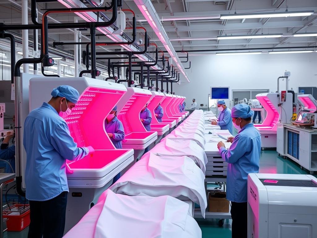 MAIKONG manufacturing facility for red light therapy beds