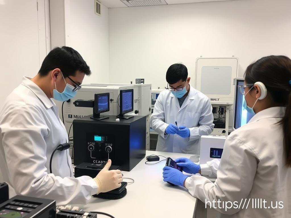 MAIKONG quality control testing of LLLT devices