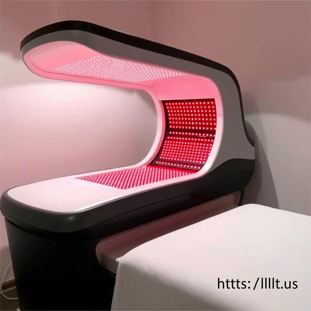 MAIKONG red light therapy bed showing full-body application of the Benefits of LLLT