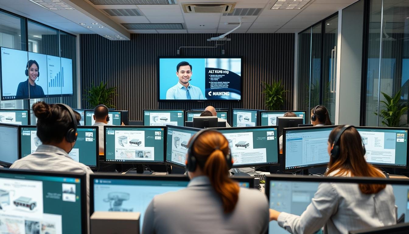 MAIKONG technical support team assisting clients MAIKONG technical support team assisting clients