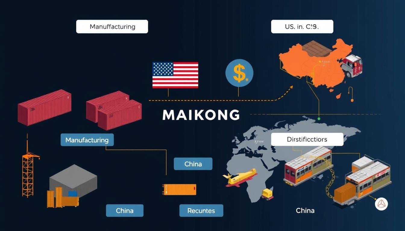 MAIKONG's global supply chain and logistics network for LLLT clothing