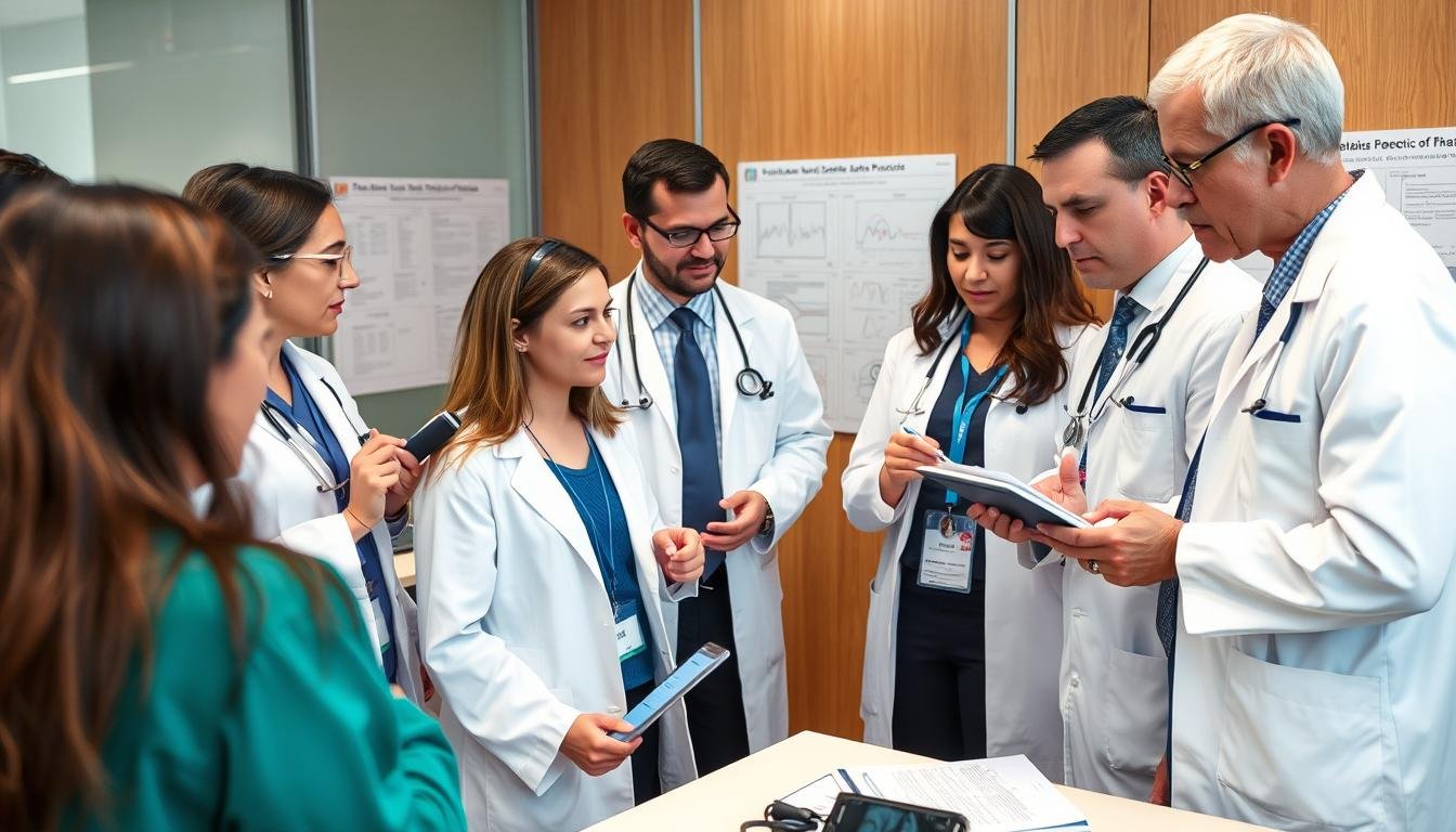 Medical experts discussing LLLT safety protocols and research findings Medical experts discussing LLLT safety protocols and research findings