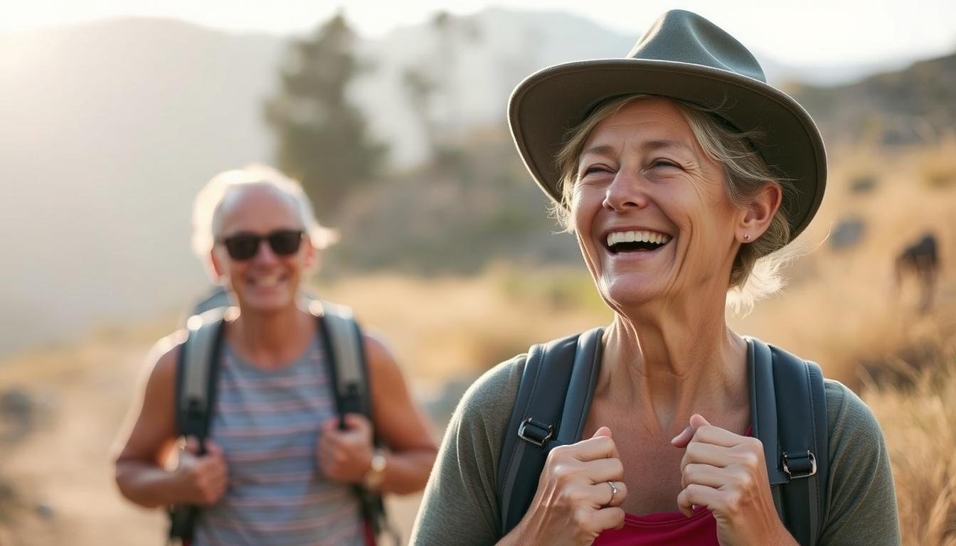 Person enjoying improved quality of life after LLLT treatment