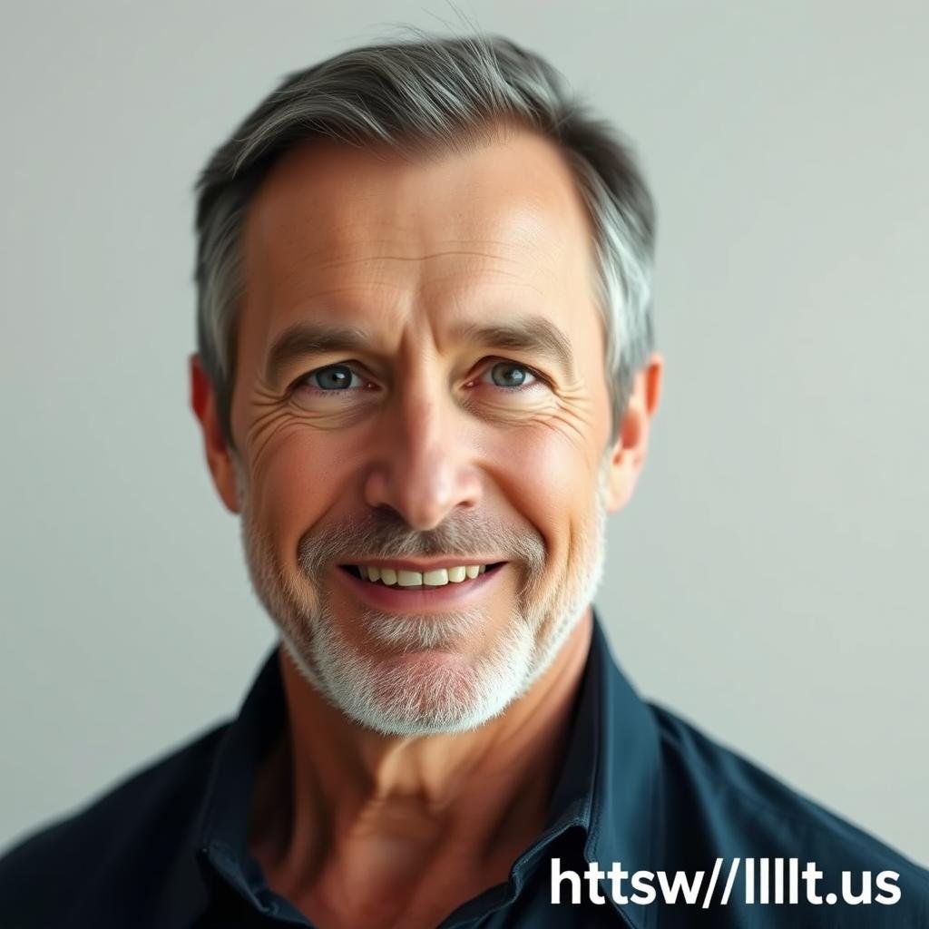 Portrait of a man who used LLLT for joint pain Portrait of a man who used LLLT for joint pain