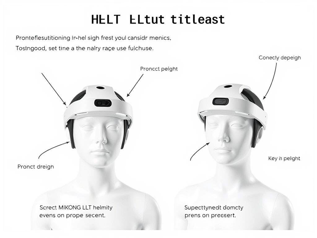 Proper usage demonstration of MAIKONG LLLT Helmet Device
