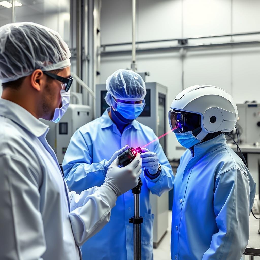 Quality control testing of LLLT helmet components Quality control testing of LLLT helmet components