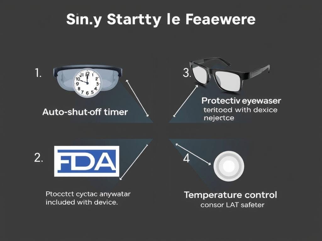 Safety features highlighted on LLLT devices
