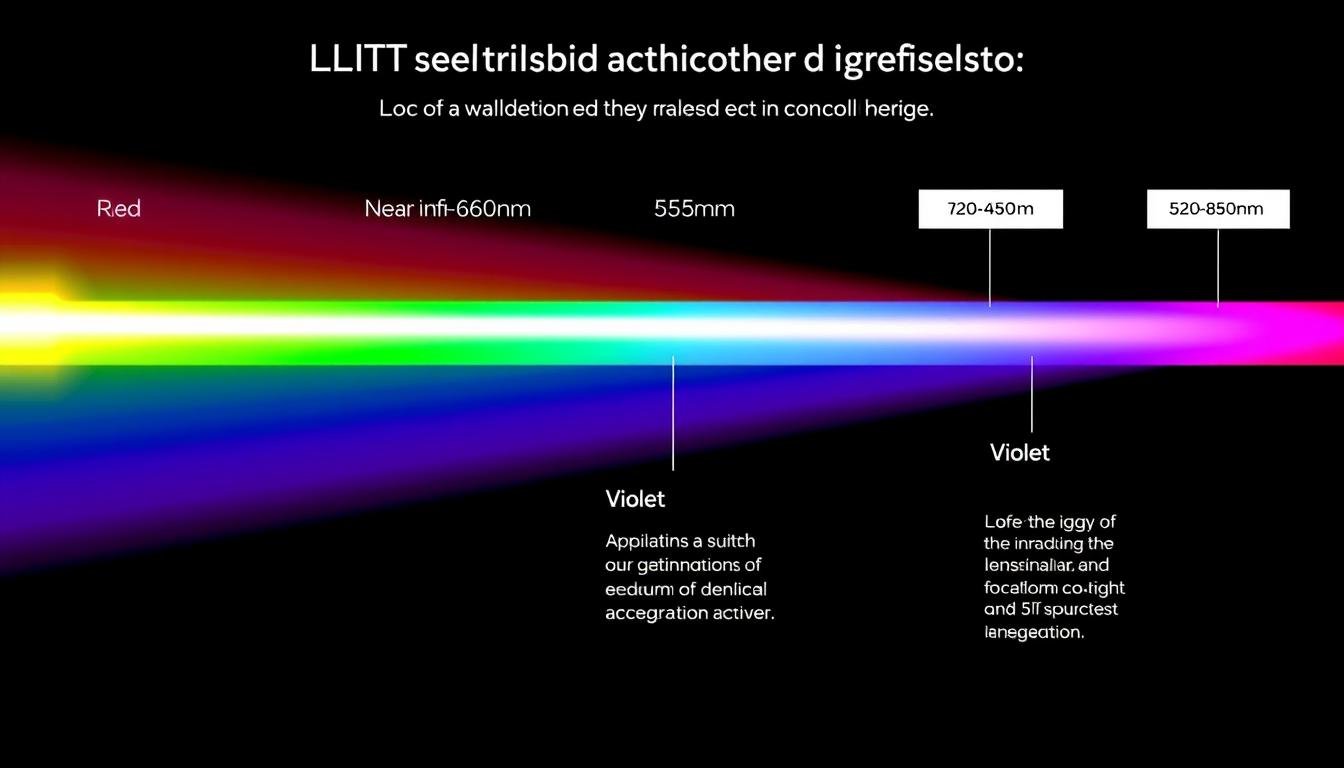 Spectrum of different wavelengths used in LLLT devices