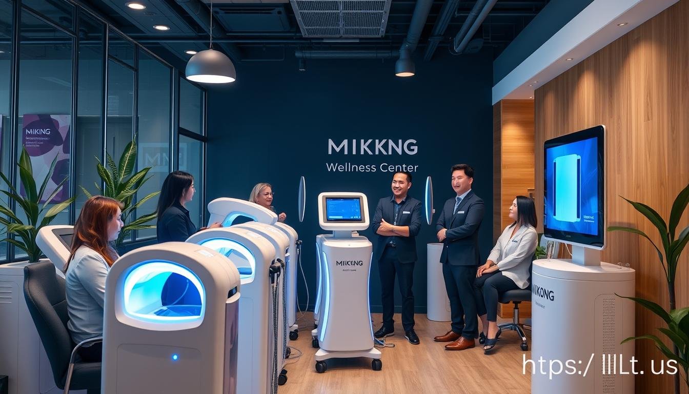 Successful wellness center featuring MAIKONG LLLT Devices