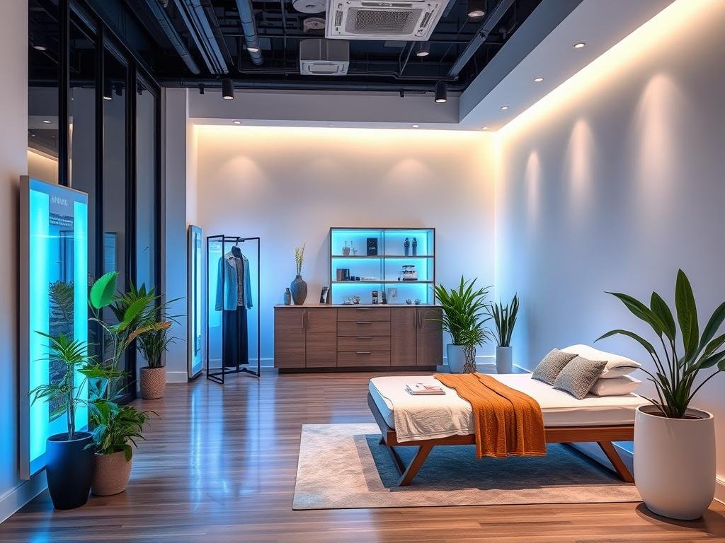 Wellness center with LLLT clothing offerings