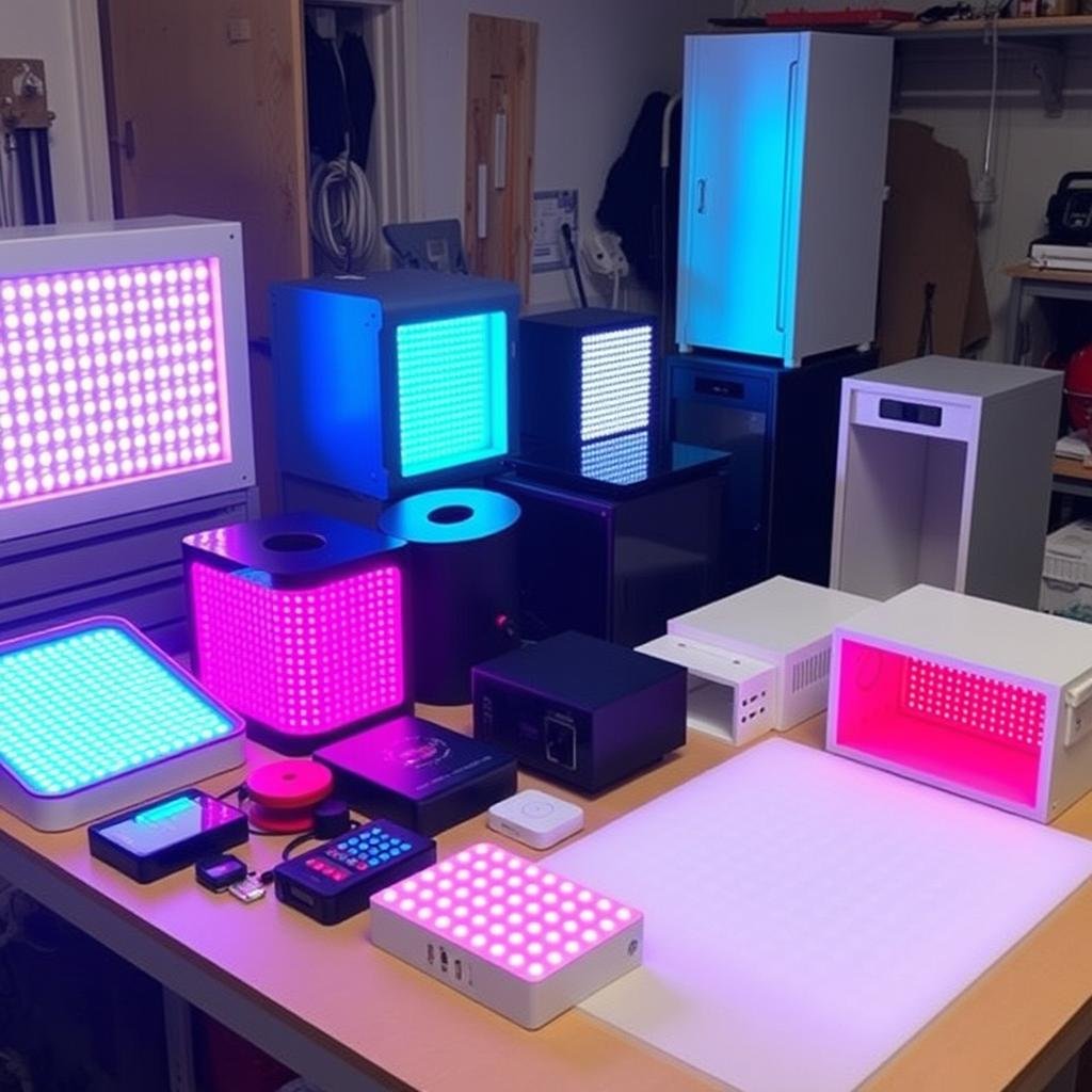 Customizable red light therapy bed options