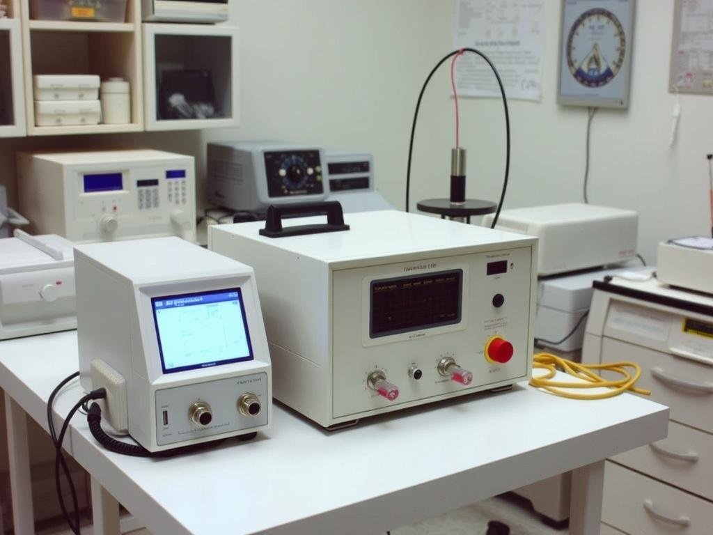 Early LLLT device used in initial tinnitus research studies