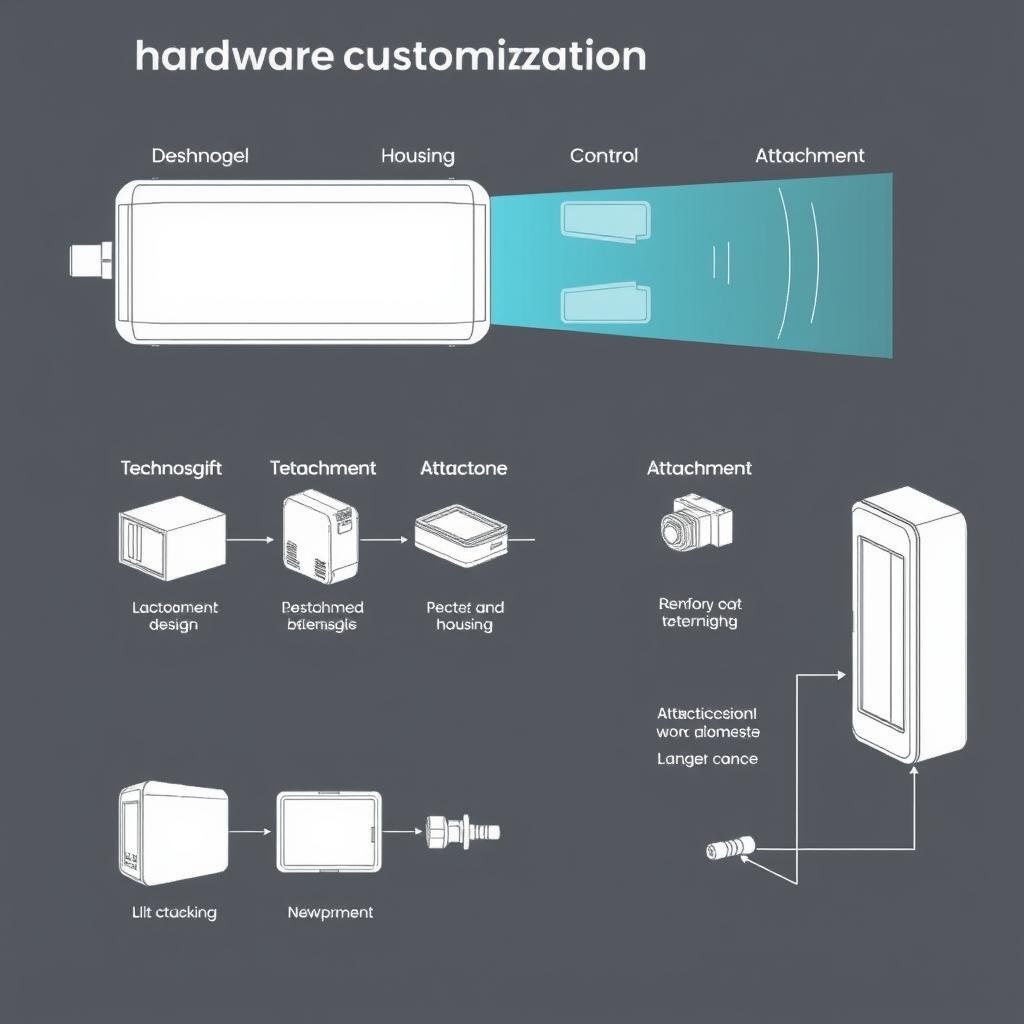 Hardware customization options for LLLT wrist support device Hardware customization options for LLLT wrist support device