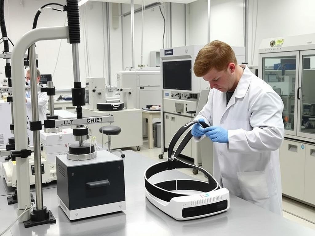 LLLT Chin Strap quality testing process